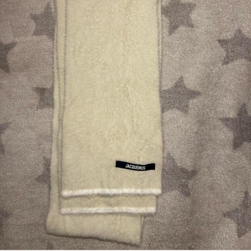 Jacquemus Soft Cream Scarf